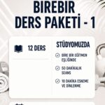BİREBİR DERS PAKETİ -1-