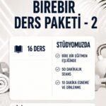 BİREBİR DERS PAKETİ -2-