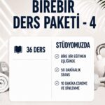 BİREBİR DERS PAKETİ -4-
